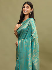 Zari Jaal Woven Handloom Saree