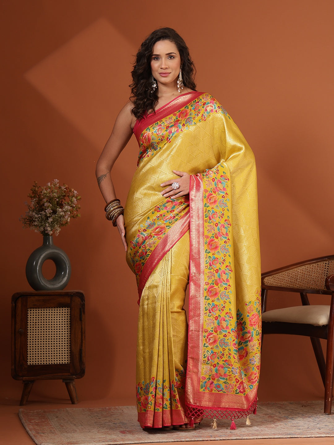 Woven Design Dola Silk Saree