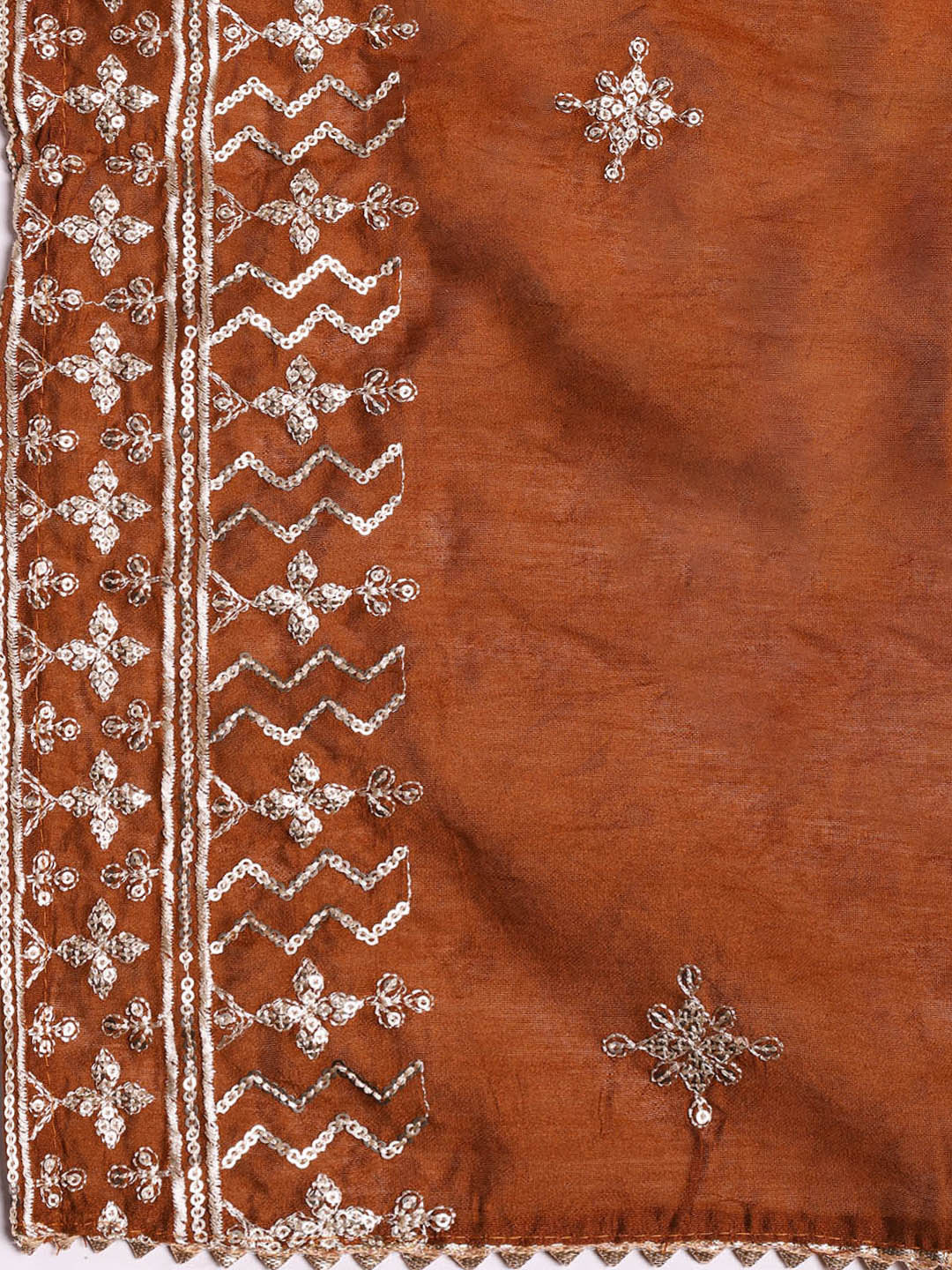 Neck Embroidered Cotton Blend Unstitched Suit With Dupatta
