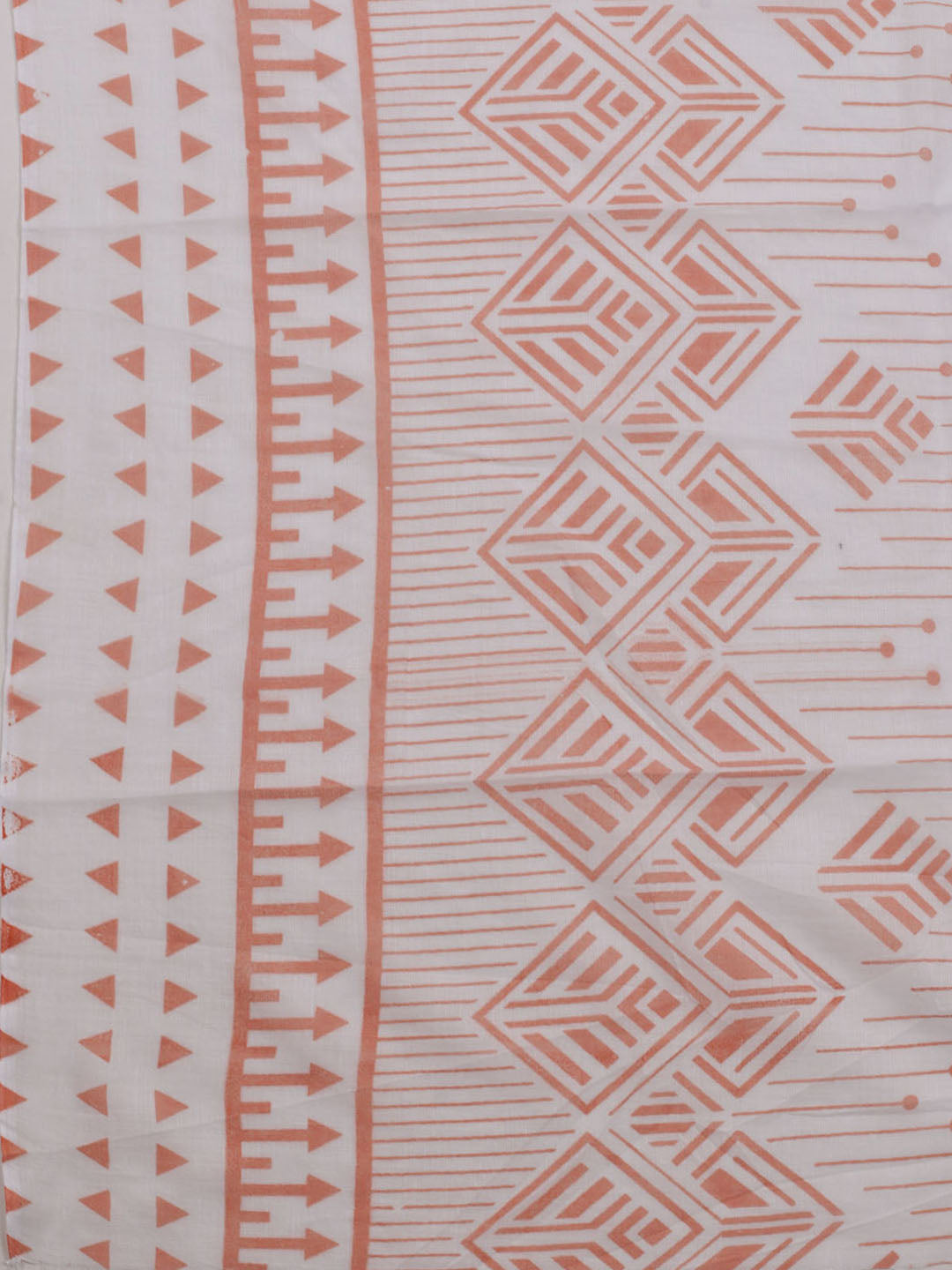 Printed Cotton Blend Unstitched Suit With Dupatta