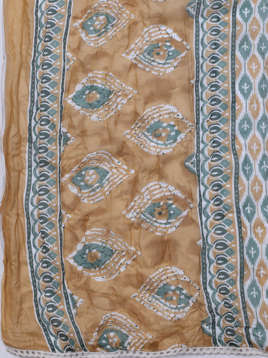 Embroidered Cotton Blend Unstitched Suit With Dupatta