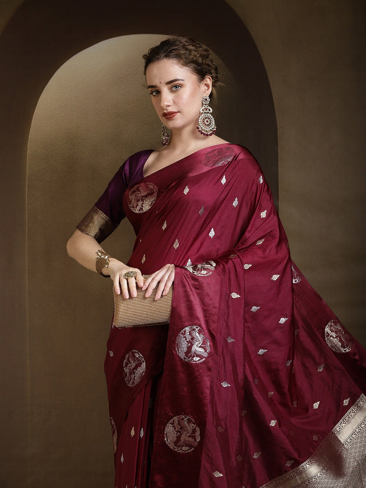 Woven Design Art Silk Saree