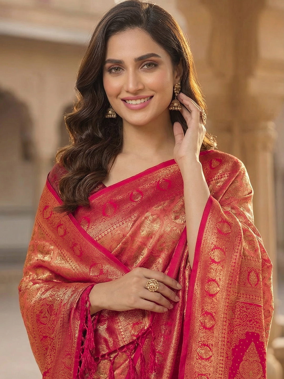Woven Design Art Silk Saree