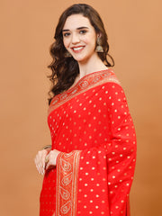 Stone Booti Banarasi Woven Saree