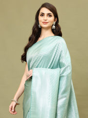 Zari Jaal Brocade Handloom Woven Saree