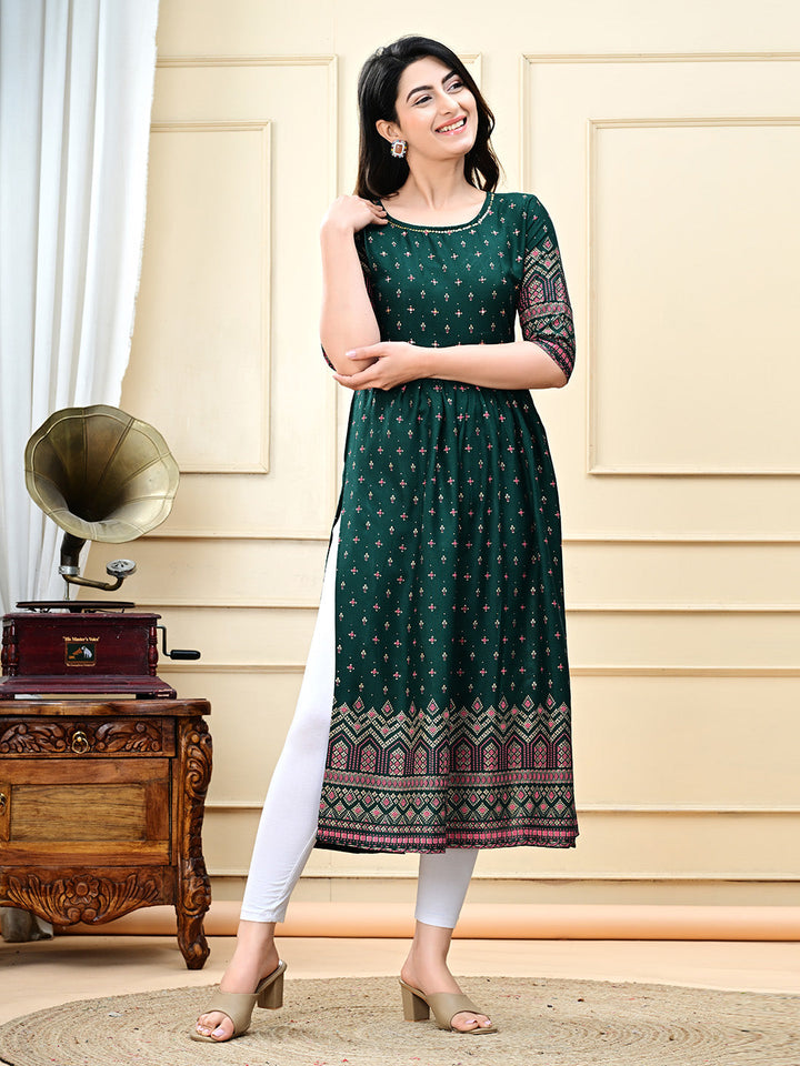 Digital Printed Cotton Kurta