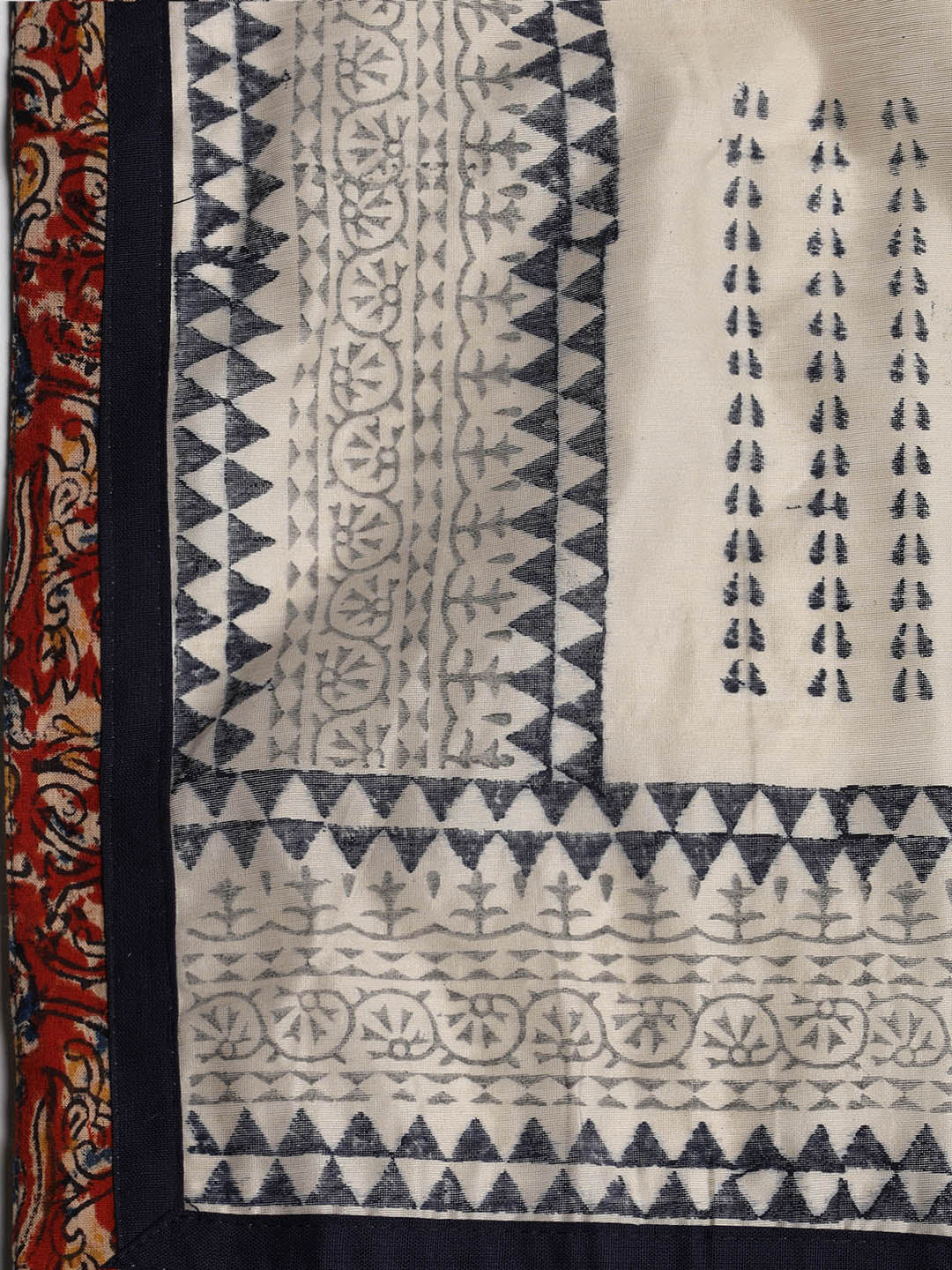 Neck Embroidered Cotton Blend Unstitched Suit With Dupatta