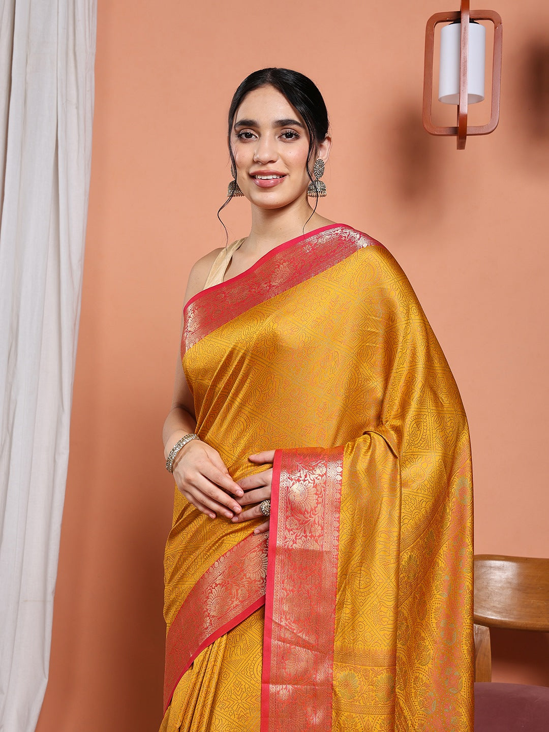 Woven Design Art Silk Lake Blue Saree
