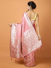 Stone Work Banarasi Woven Saree