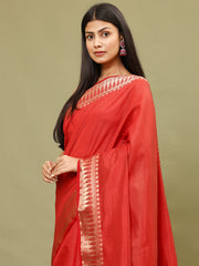 Zari Border Woven Handloom Saree