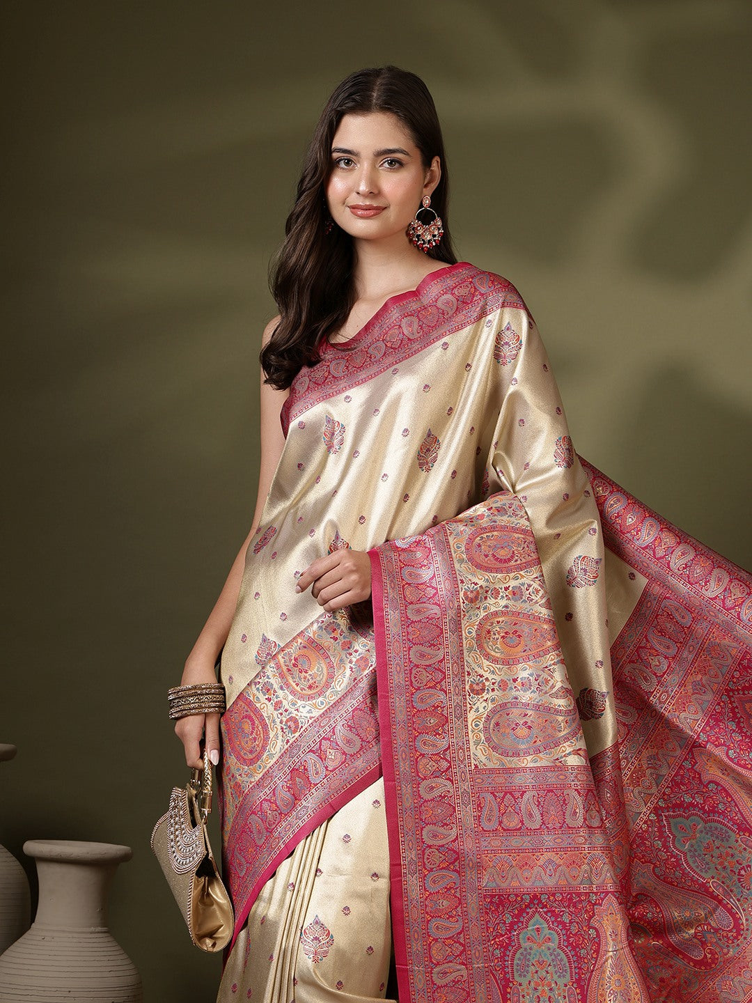 Woven Design Banarasi Saree