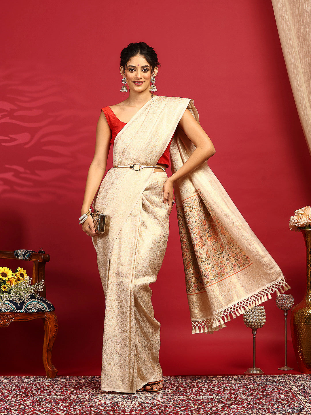 Woven Design Art Silk Saree