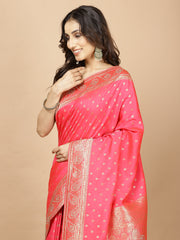 Stone Booti Banarasi Woven Saree