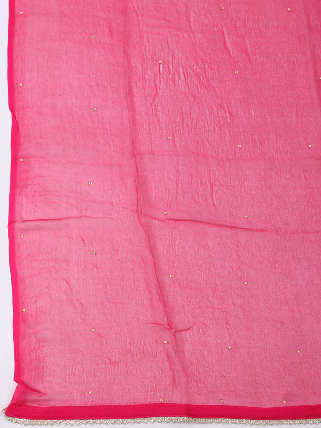Woven Design Chanderi Unstitched Suit With Pant &amp; Dupatta