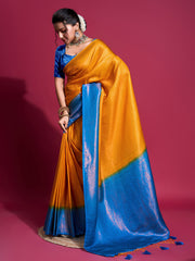 Zari Jaal Woven Handloom Saree