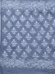 Printed Cotton Blend Unstitched Kurta With Pant & Dupatta