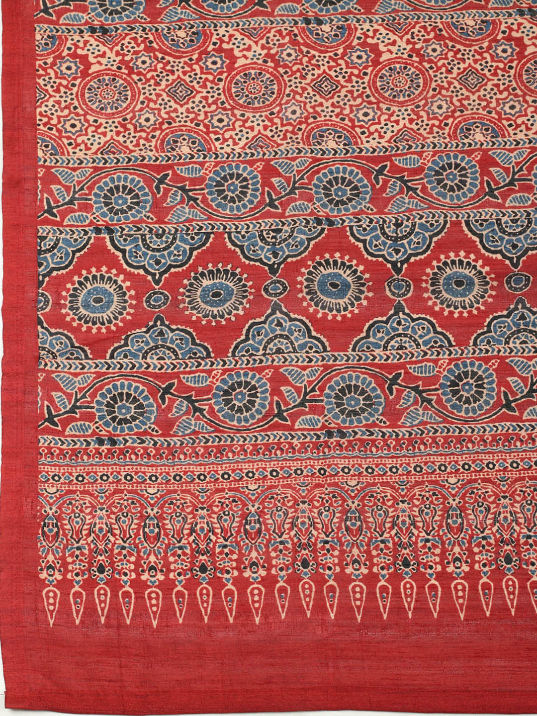 Embroidered Tussar Unstitched Suit With Pant &amp; Dupatta