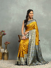 Digital Printed Art Silk Saree