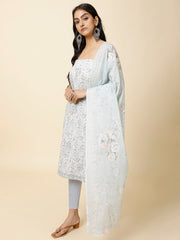 Printed Cotton Unstitched Suit Piece With Dupatta