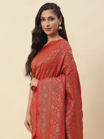 Zari Jaal Woven Banarsi Saree