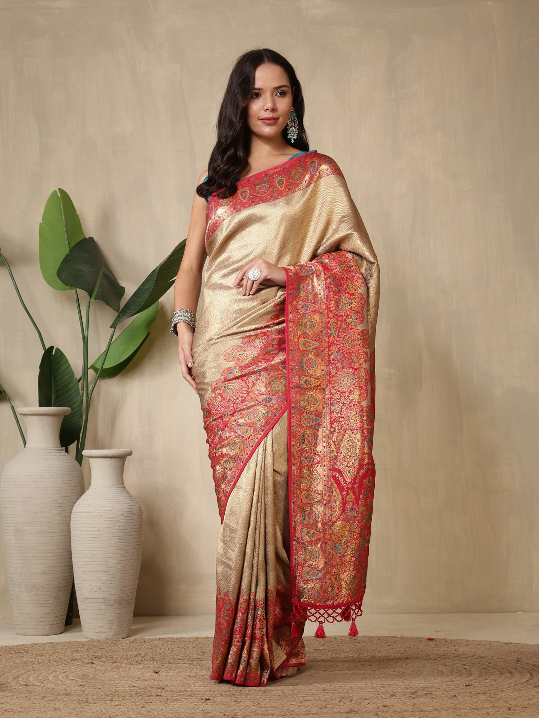 Woven Design Dola Silk Saree
