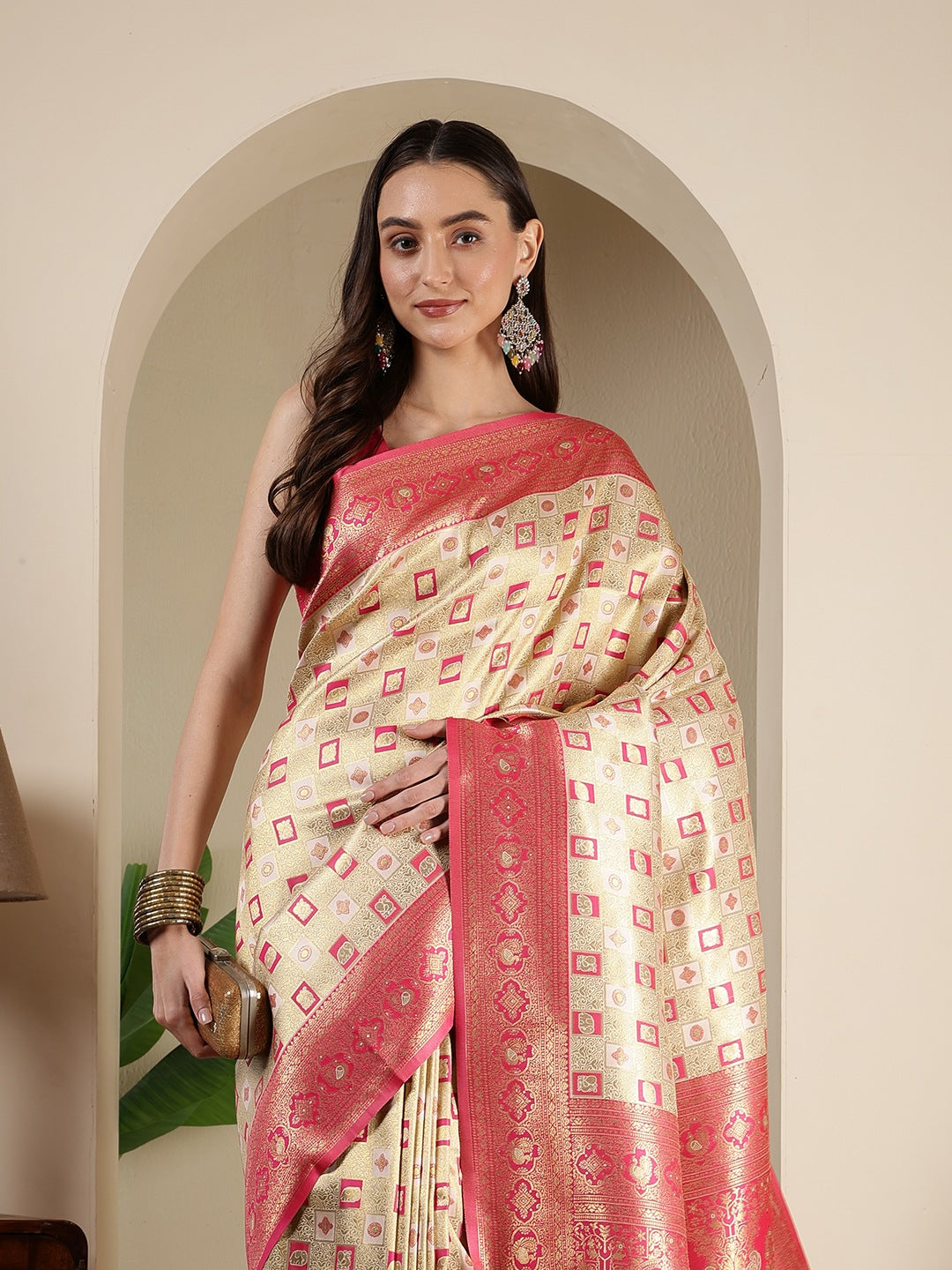 Woven Design Art Silk Saree