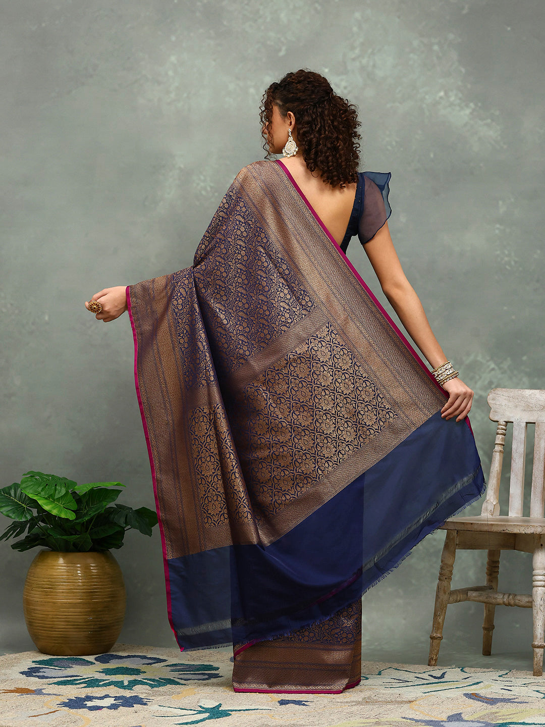 Wovn Border Art Silk Saree