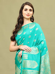 Zari Border Woven Handloom Saree