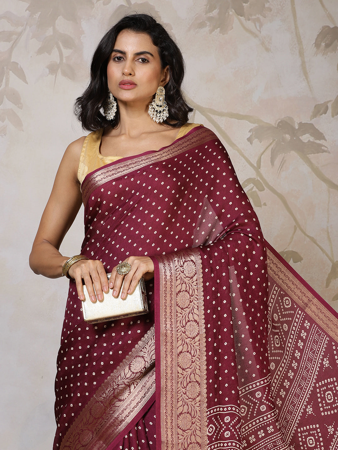 Digital Printed Georgette Saree