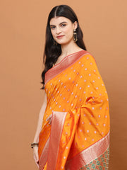 Stone Embroidery Banarasi Saree