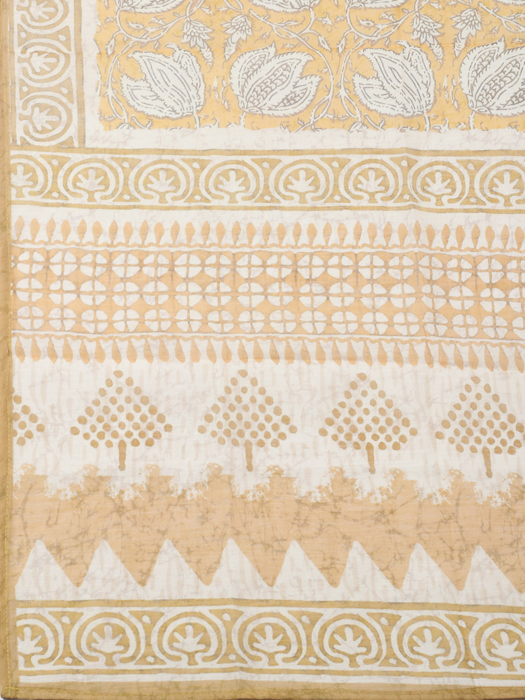 Embroidered Chanderi Unstitched Suit With Pant &amp; Dupatta