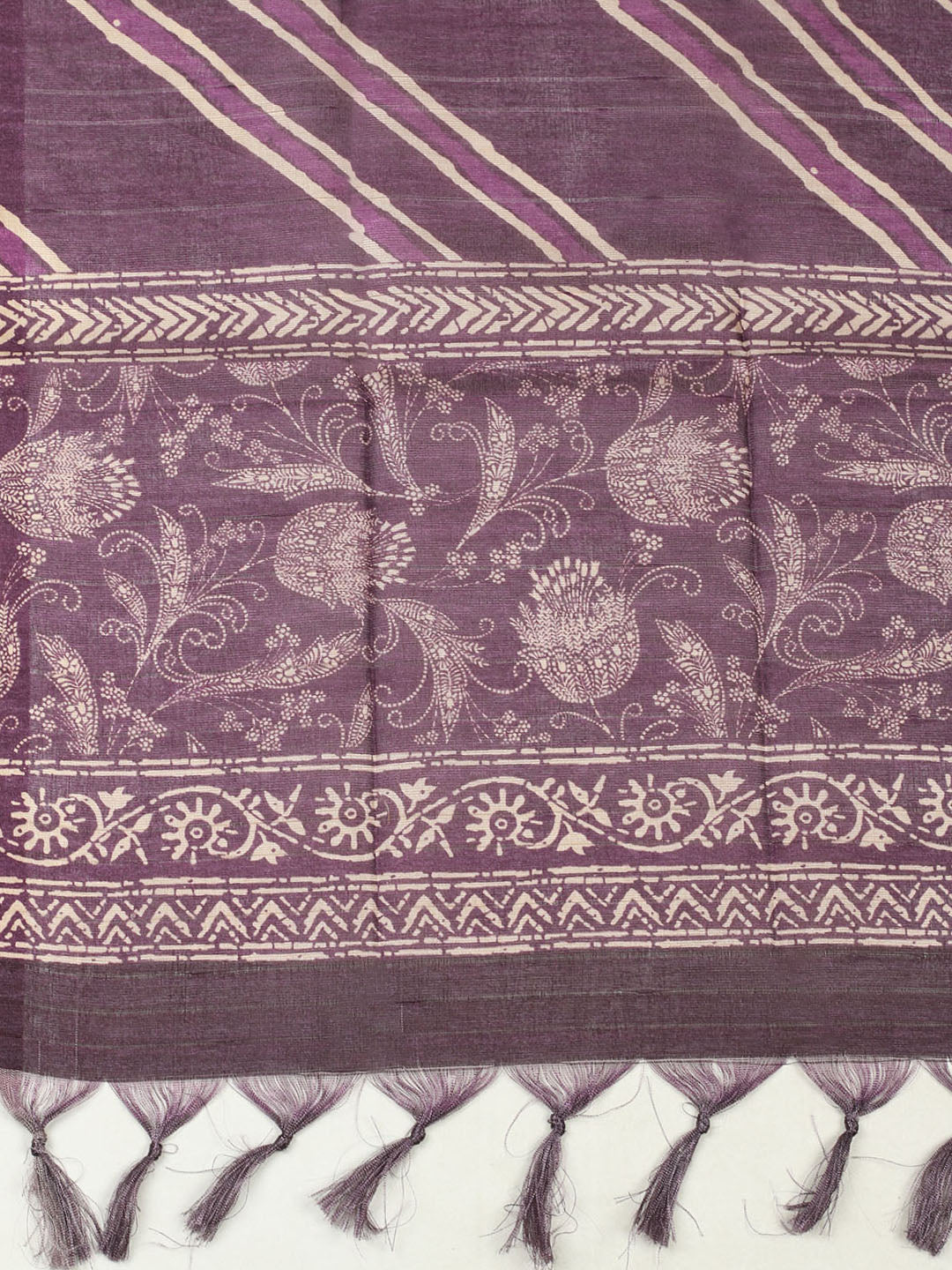 Embroidered Chanderi Unstitched Suit With Pant &amp; Dupatta