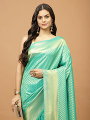 Zari Booti Woven Handloom Saree