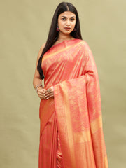 Zari Jaal Woven Handloom Saree