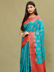 Zari Border Woven Handloom Saree