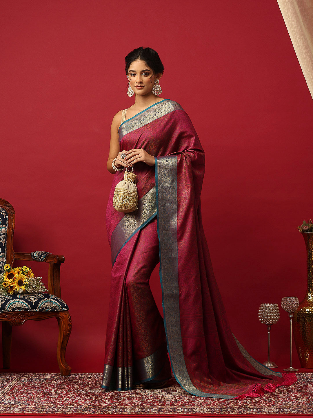 Woven Design Art Silk Saree