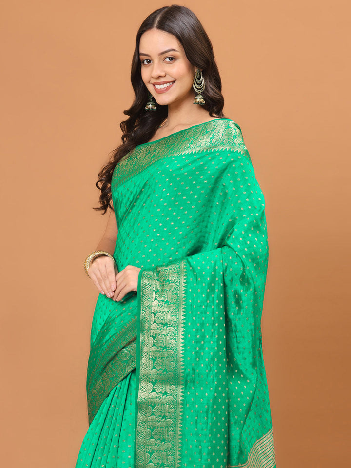 Zari Border Woven Art Silk Saree