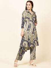 Printed Cotton Kurta Set