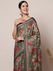 Printed Dola Silk Saree
