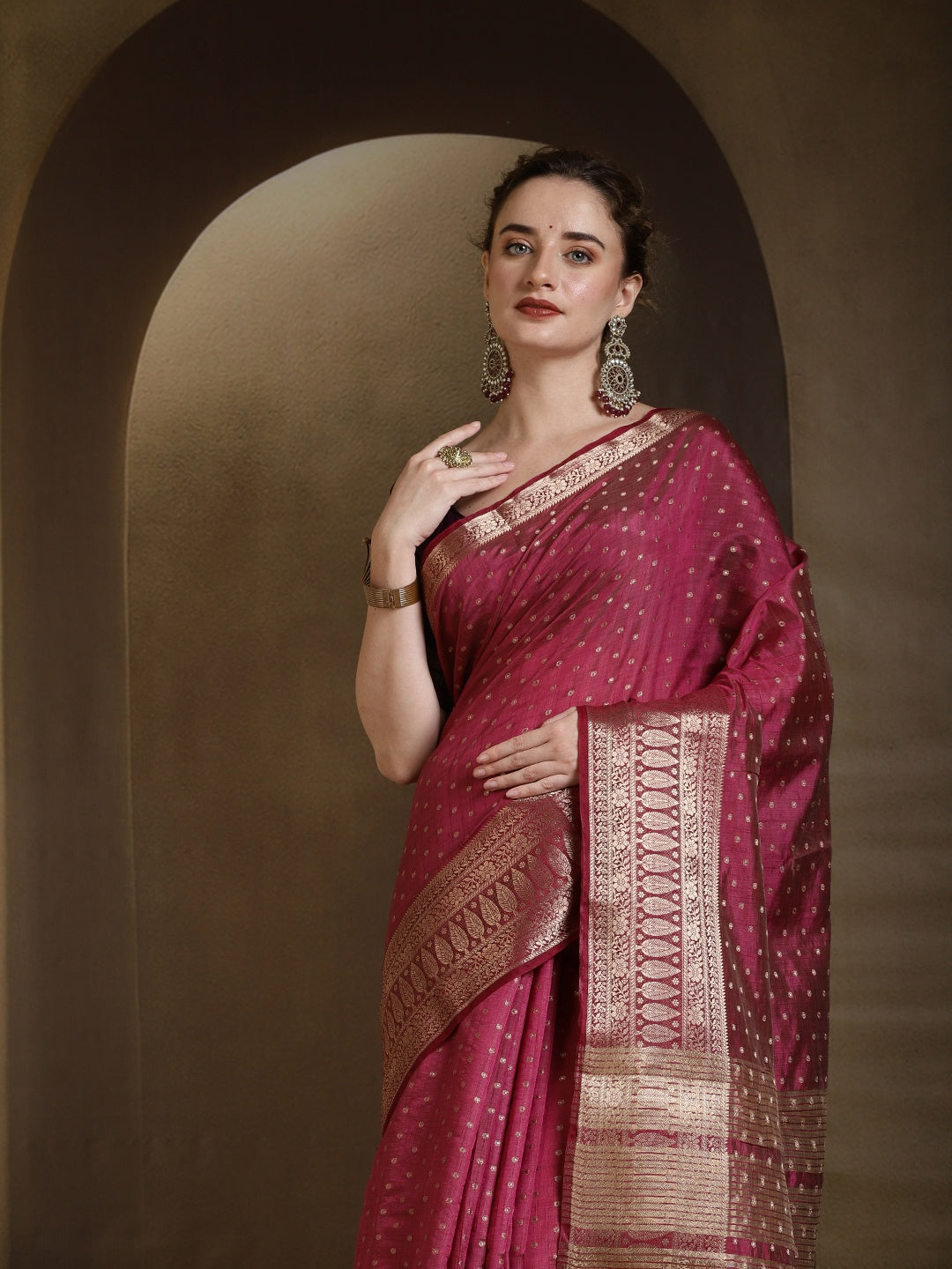 Woven Design Art Silk Saree