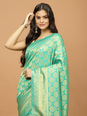 Zari Booti Woven Handloom Saree