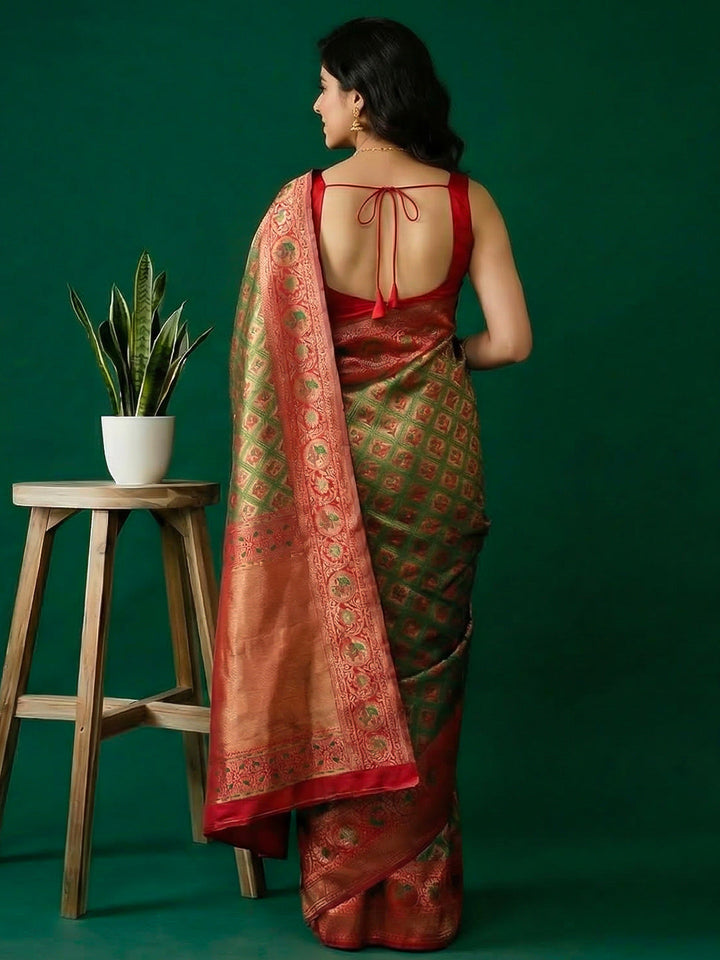 Embroidered Art Silk Saree