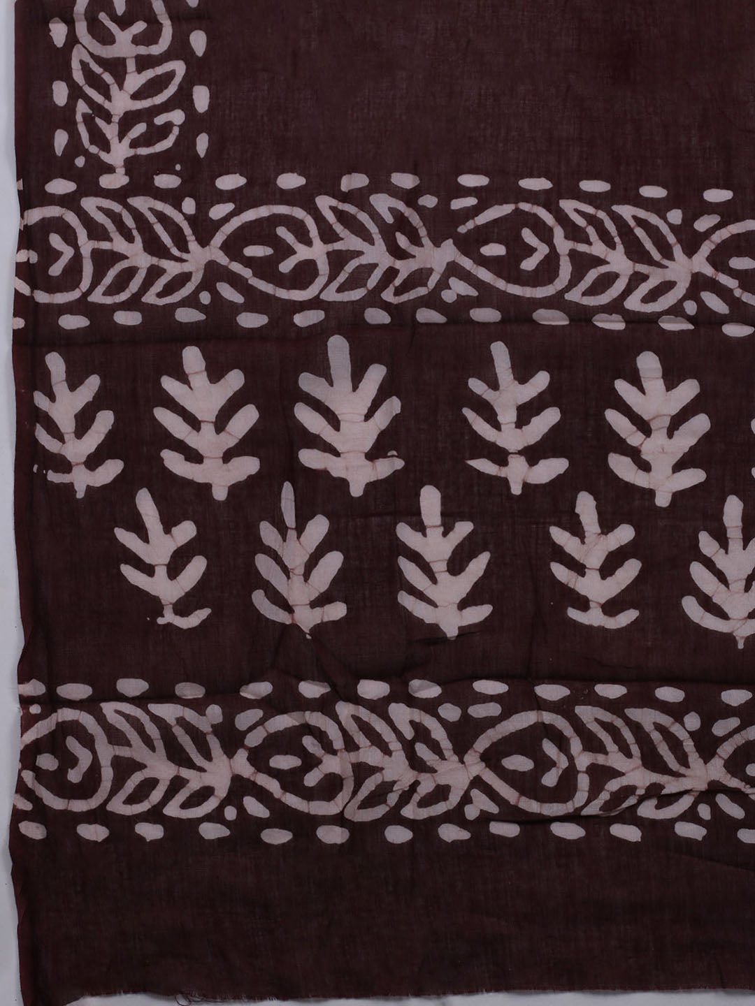 Printed Cotton Blend Unstitched Suit With Dupatta