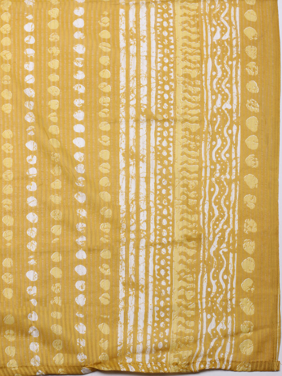 Printed Cotton Blend Unstitched Suit With Pant &amp; Dupatta