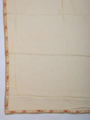 Embroidered Cotton Blend Unstitched Suit With Pant & Dupatta