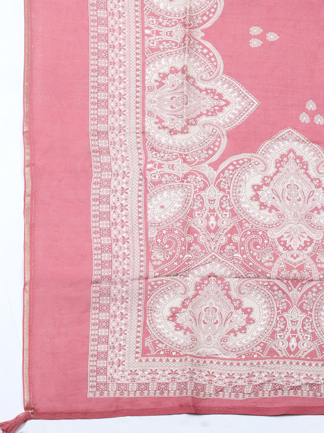 Embroidered Muslin Unstitched Suit With Pant &amp; Dupatta