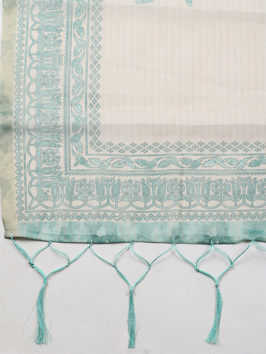 Embroidered Tissue Unstitched Suit With Pant &amp; Dupatta