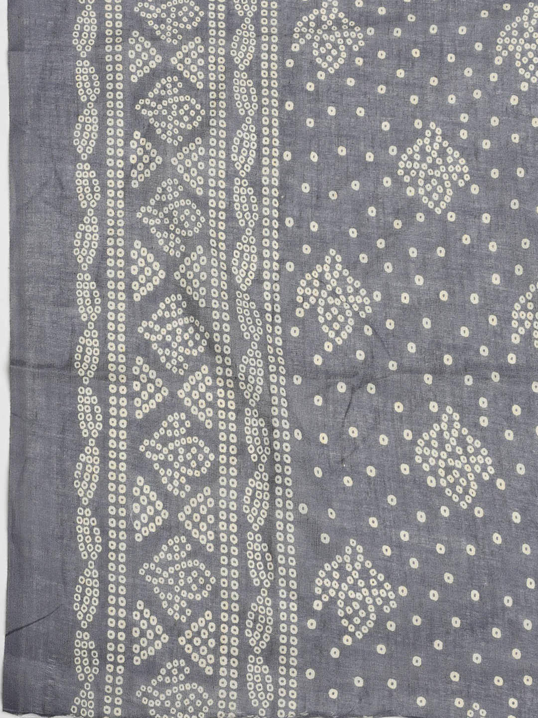 Printed Cotton Blend Unstitched Suit With Dupatta