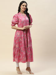 Printed Cotton Anarkali Kurta