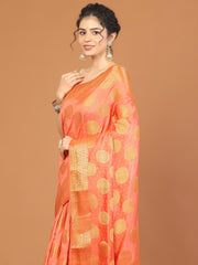 Zari Border Woven Art Silk Saree